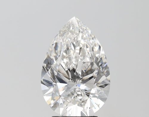 5.03 carat F-VS2 Pear Cut Lab Grown Diamond