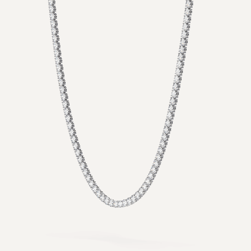 5 carat Diamond Tennis Necklace 16 Inch