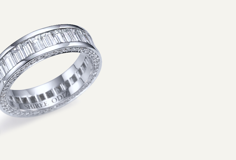 Channel Set Baguette Diamond Eternity Ring