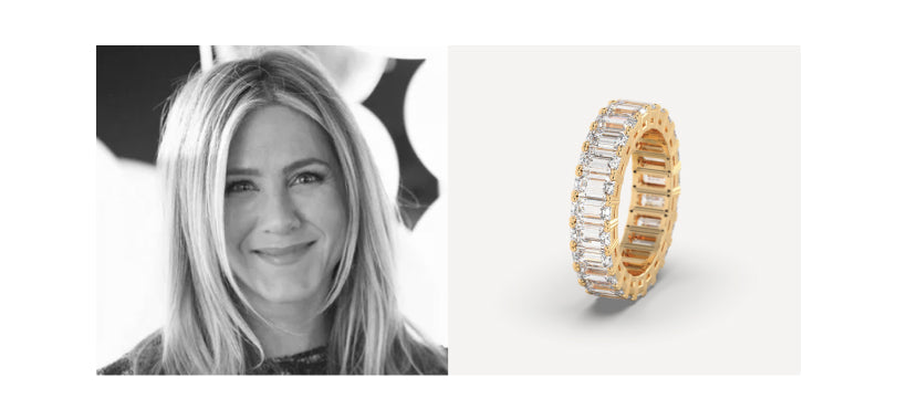 Jennifer Anniston Baguette Eternity Ring