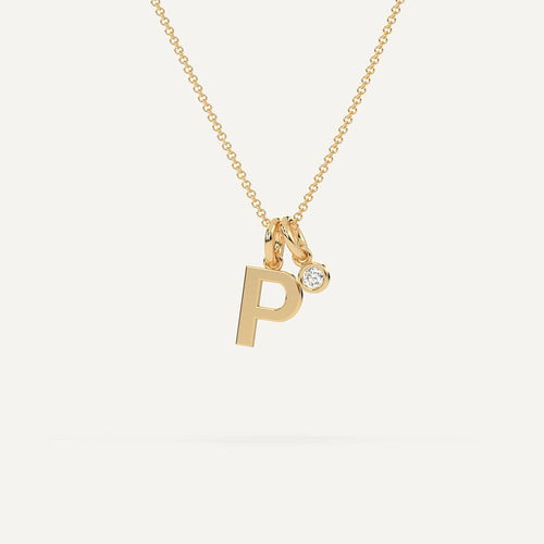 Initial Letter P Necklace