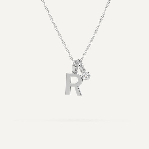 Maverick Gorgeous Alphabet 'R' In Diamond Heart Pendant & Chain; Stylish  Double Locket Initial Letter Inside Heart; Necklace Gift For Girls Women On  Birthday Anniversary Valentine Occasions (Gold) : Amazon.in: Fashion