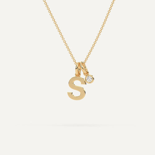 Initial Letter S Necklace