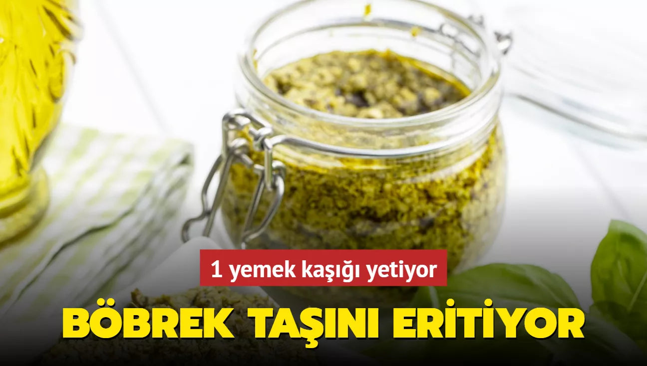 Böbrek taşını eritiyor! 1 yemek kaşığı yetiyor. / Akşam