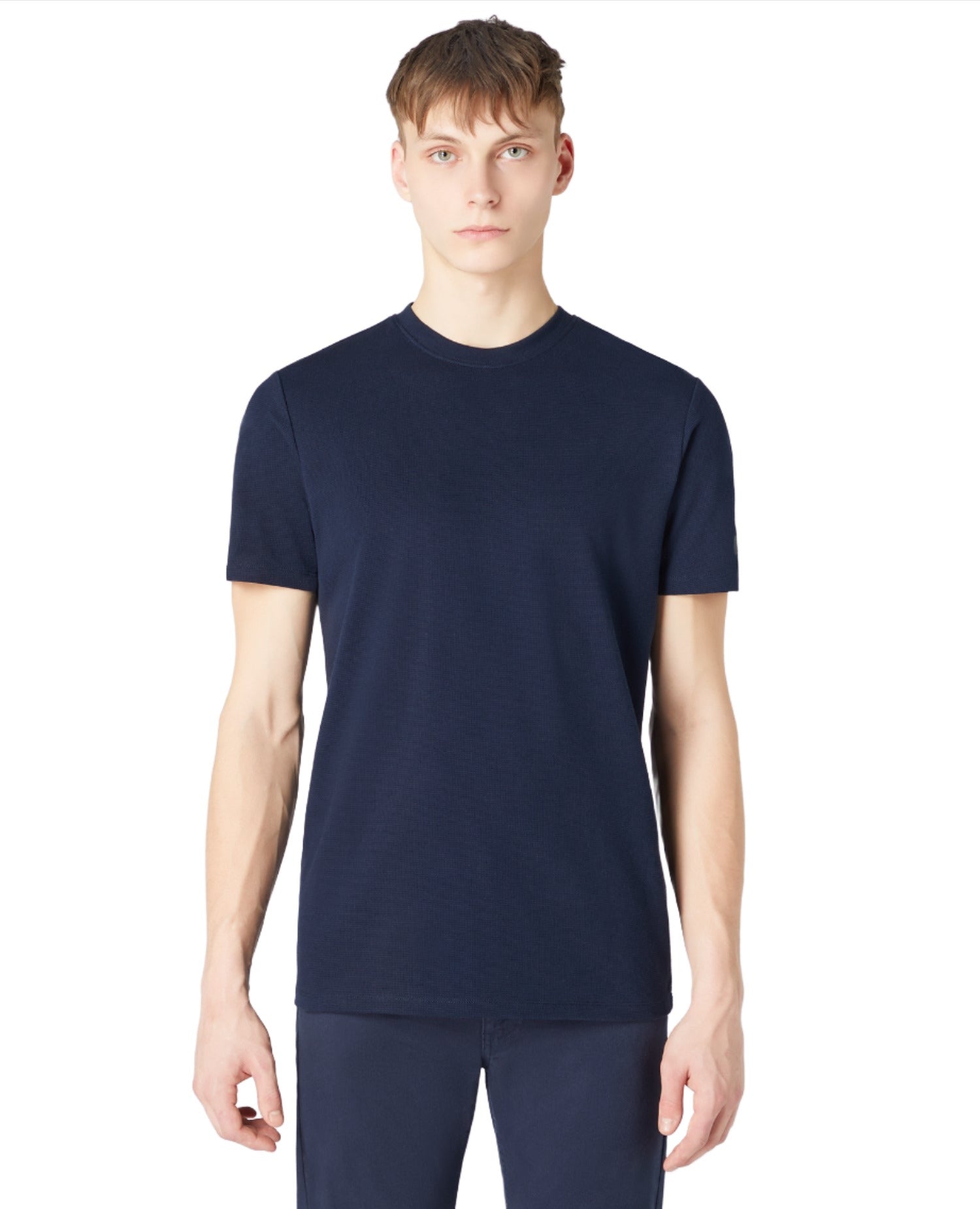 ID70224-Remus Navy T-Shirt | Zebra Menswear