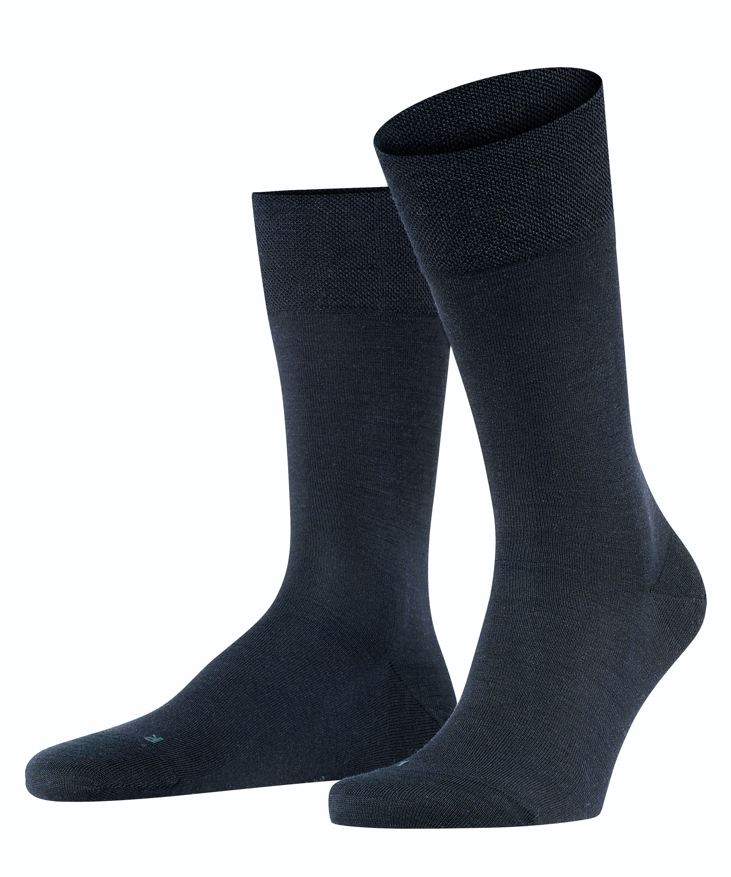 ID40328-Falke Navy Sensitive Berlin Sock | Zebra Menswear