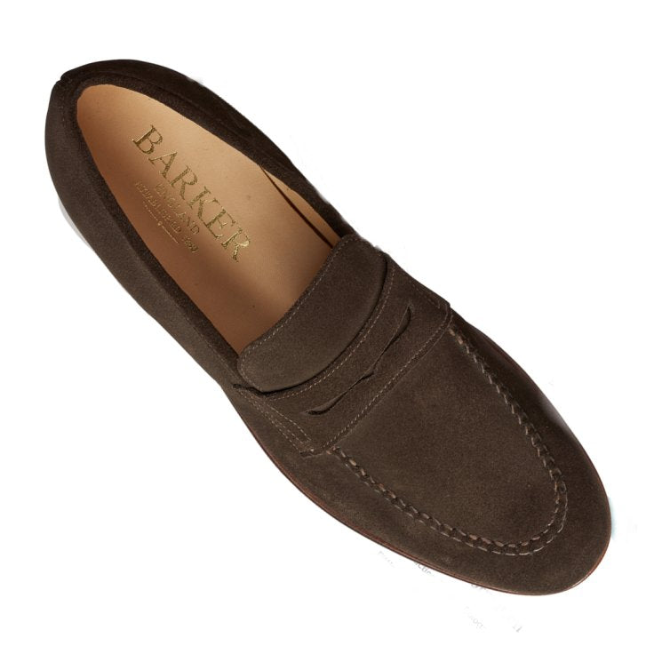 barker suede loafers