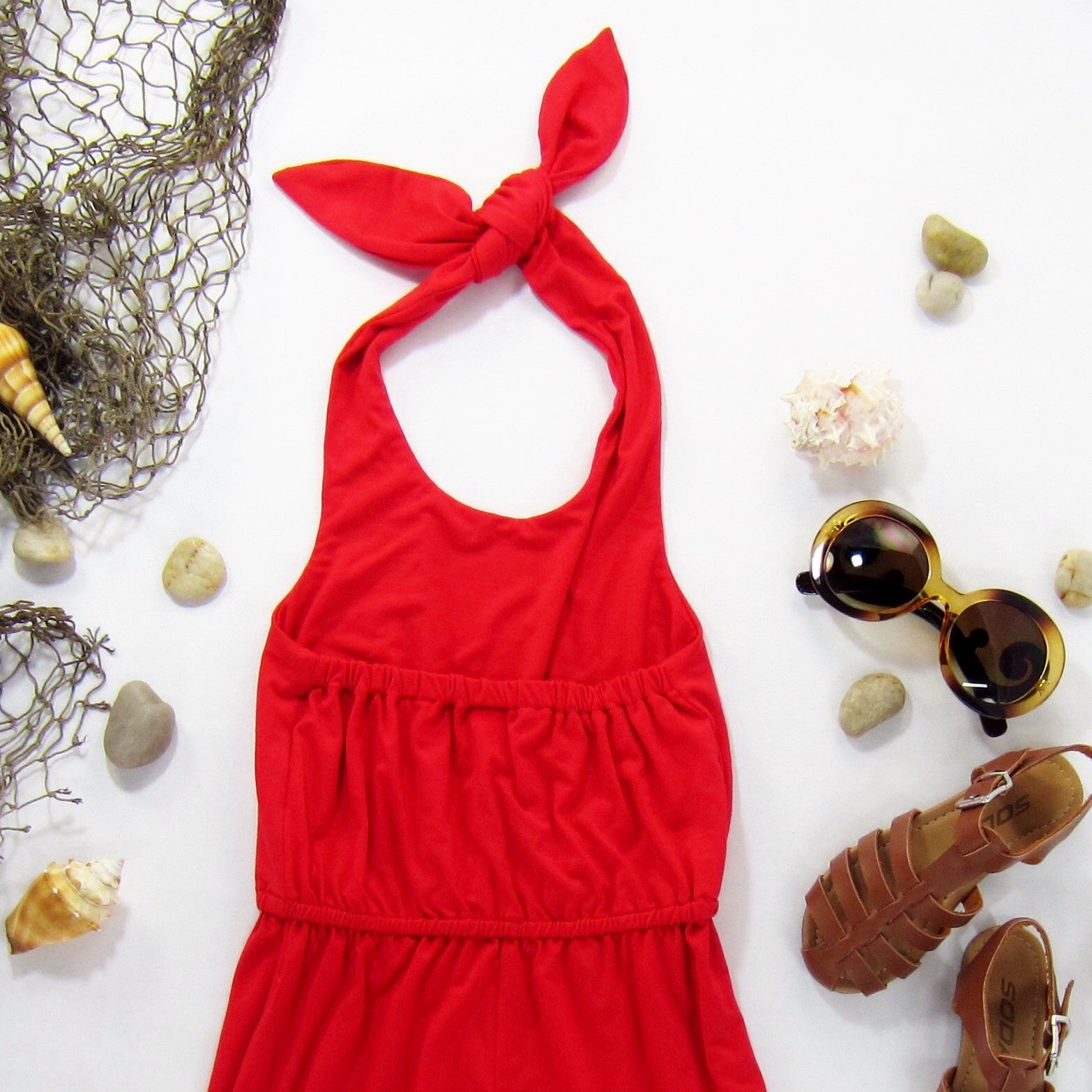 red romper girls