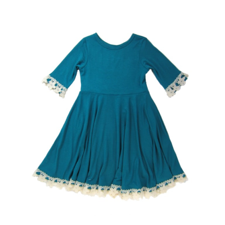 teal dresses for girls