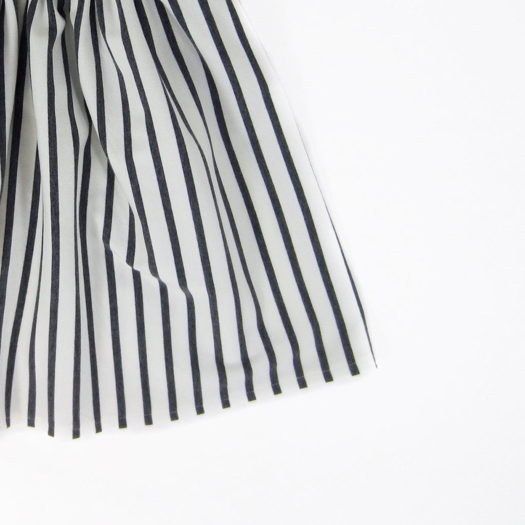 Toddler Girls Grey Striped Dress | Girls Dresses | Liberty Lark ...