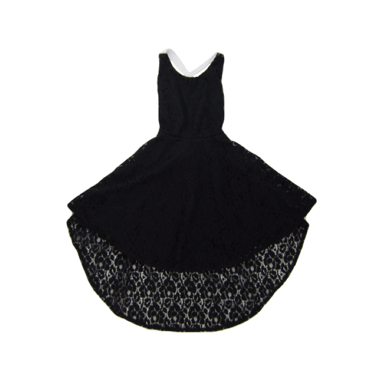 black lace dress for girls