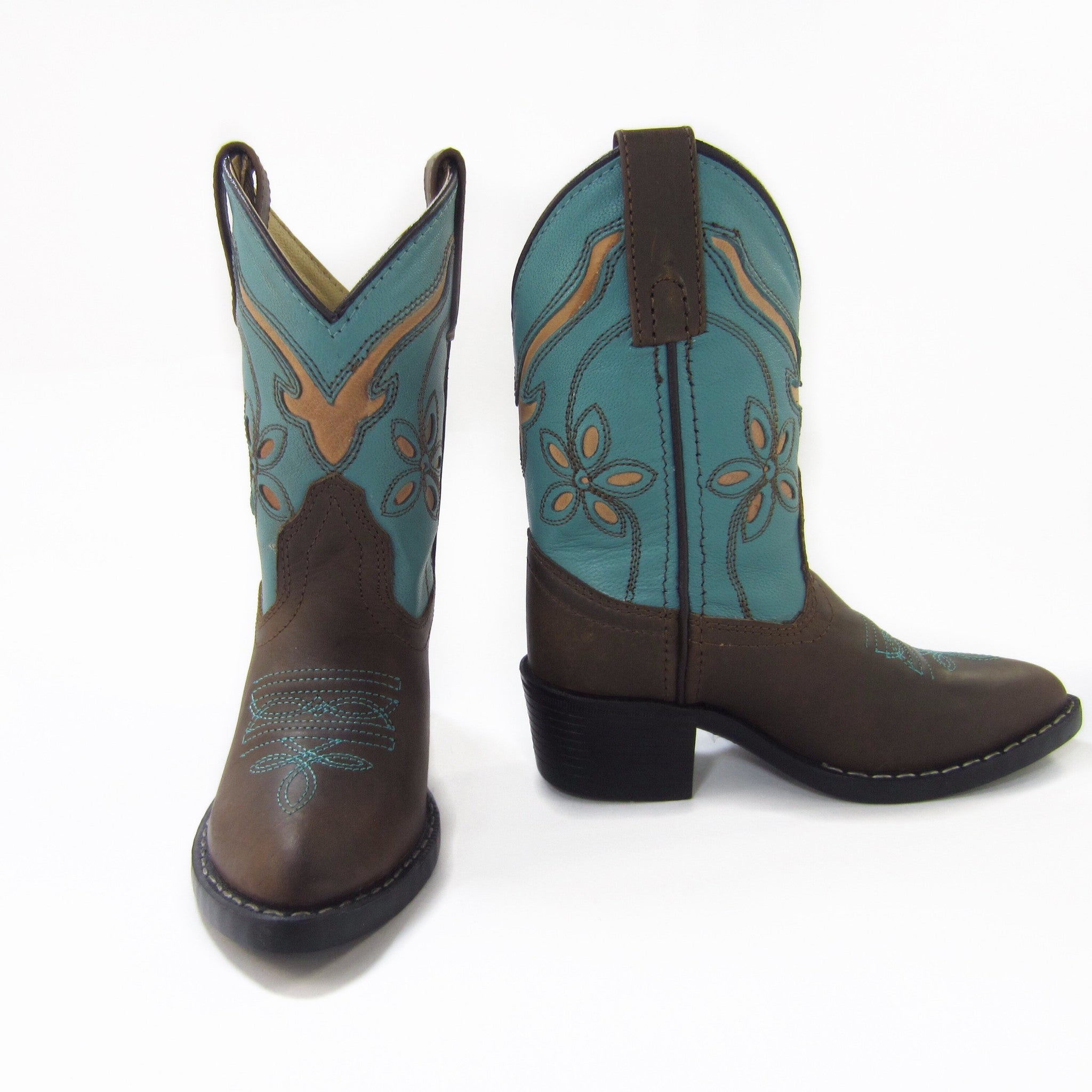 Girls Blue Western Boots
