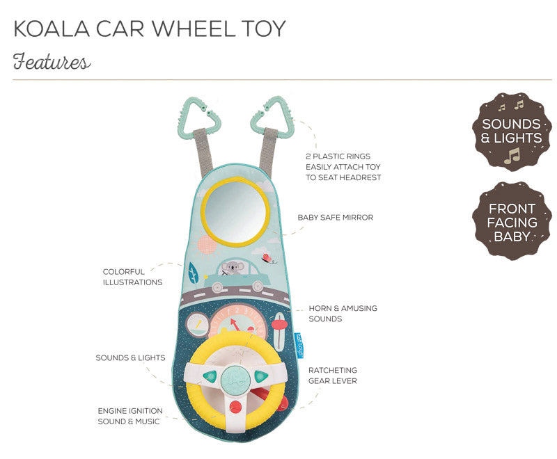 Taf Toys Koala Car Wheel Toy