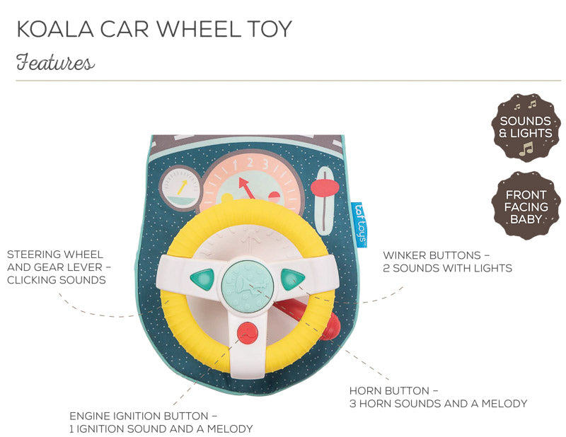 Taf Toys Koala Car Wheel Toy