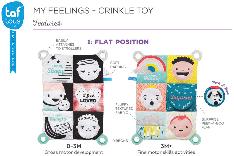 Taf Toys My Feelings Crinkle Toy