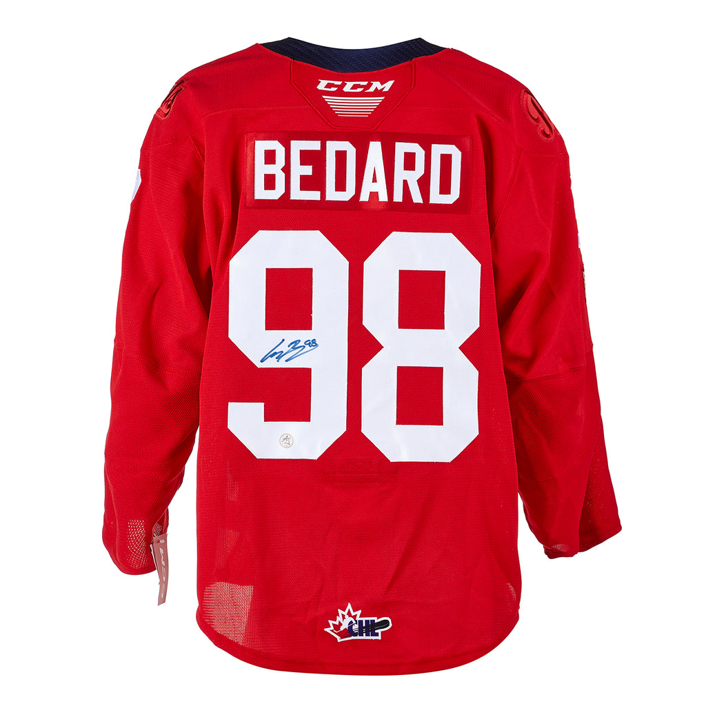 Connor Bedard Regina Pats Signed CHL POY Authentic CCM Jersey #/98 –  CollectibleXchange