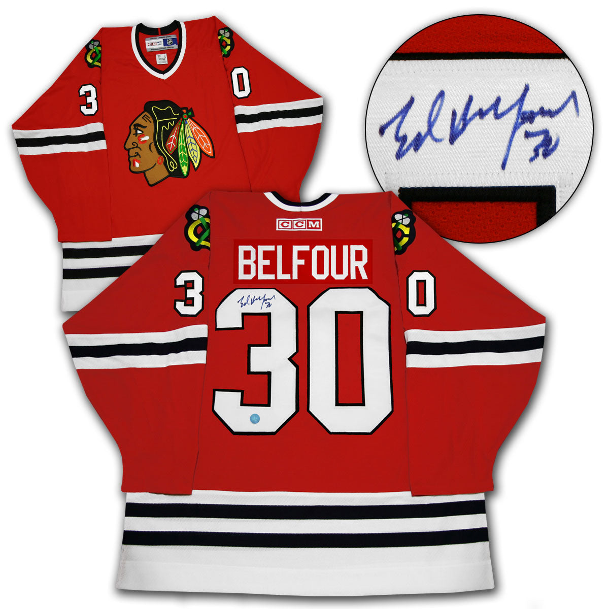 ed belfour signed jersey