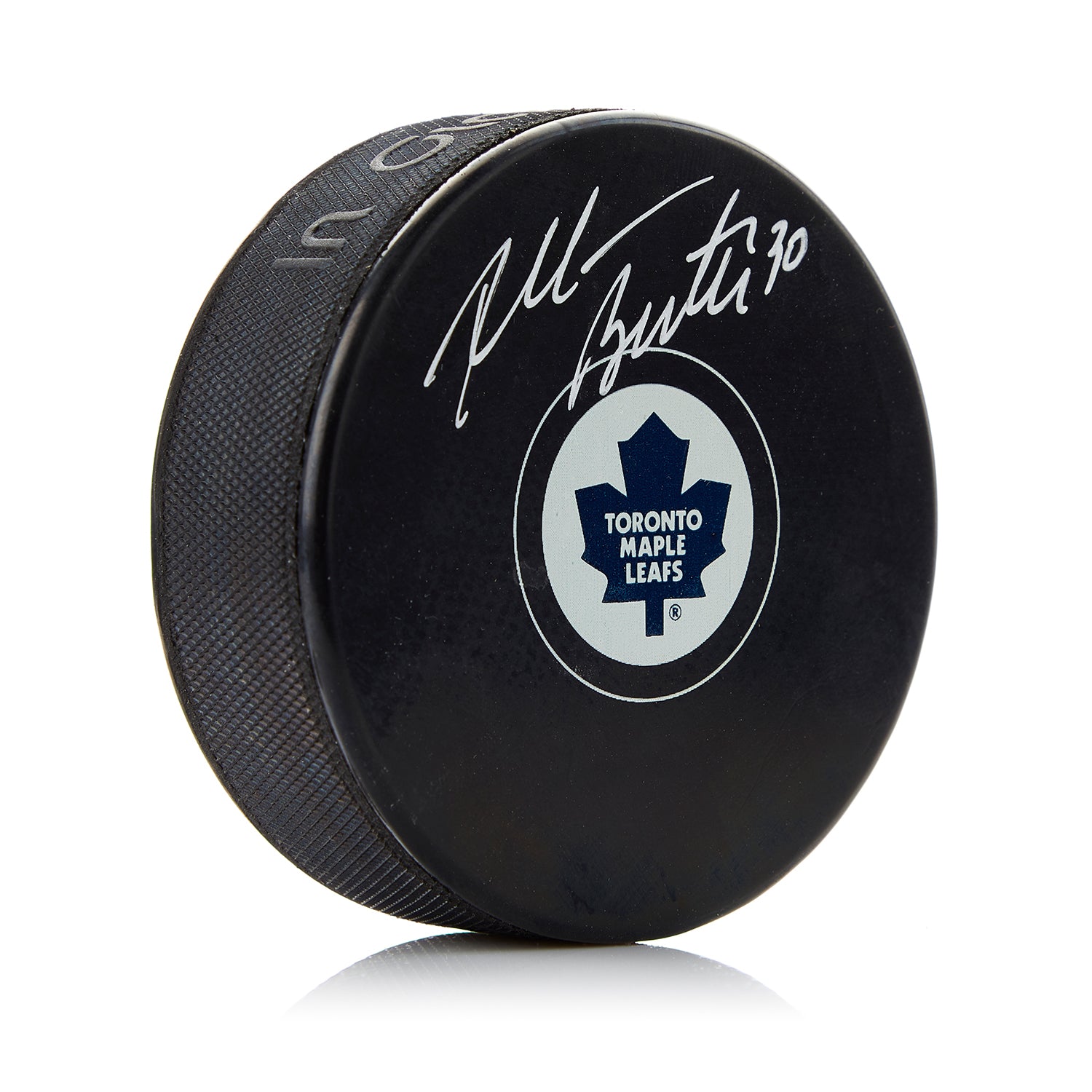  Allan Bester Toronto Maple Leafs Autographed Hockey Puck 