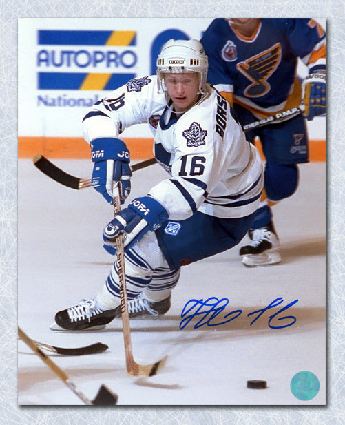  Nikolai Borschevsky Toronto Maple Leafs Signed Hockey 8x10 Photo 