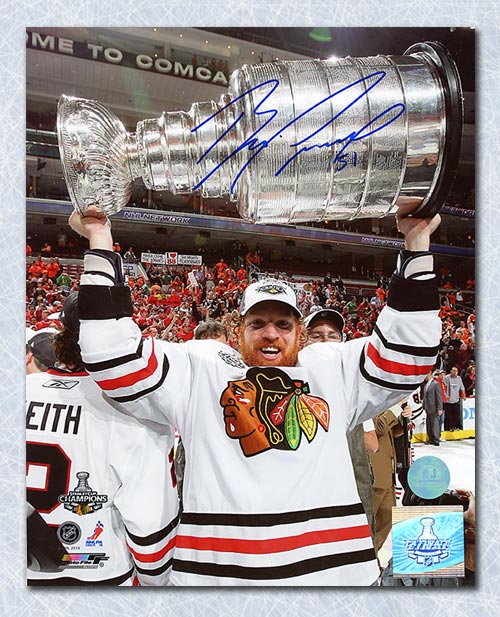 Neal Broten New Jersey Devils Signed 1995 Stanley Cup 8x10 Photo