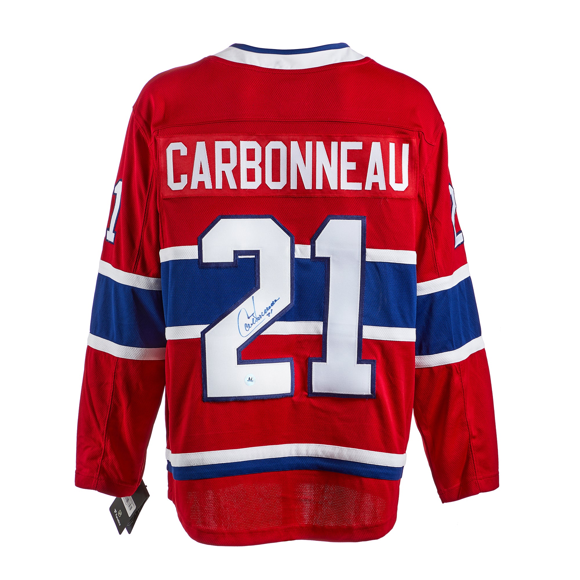  Guy Carbonneau Montreal Canadiens Autographed Fanatics Jersey 