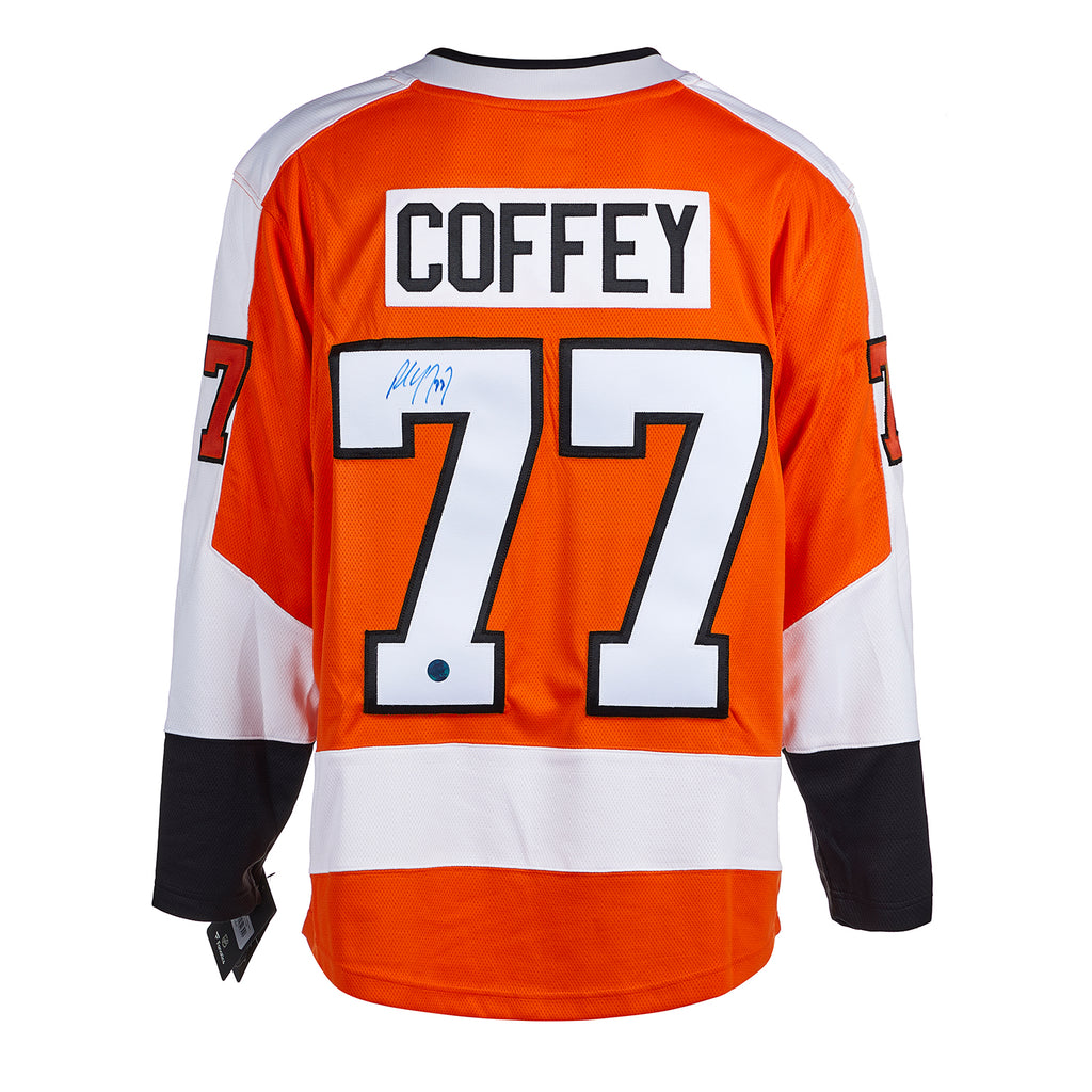 Paul Coffey Edmonton Oilers Autographed Signed White Reebok Jersey