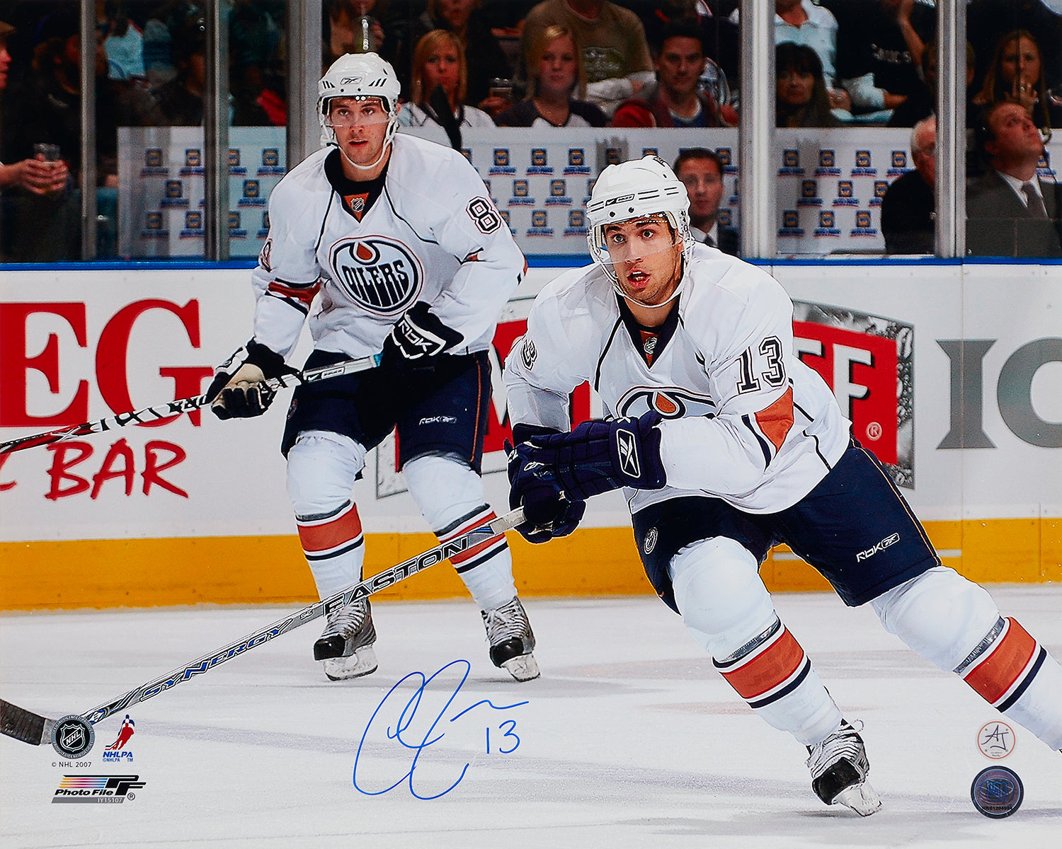  Andrew Cogliano Signed Edmonton Oilers Rookie 16x20 Photo 