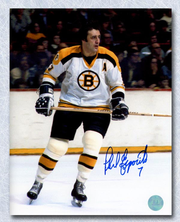  Phil Esposito Boston Bruins Autographed Hockey Legend 8x10 Photo 