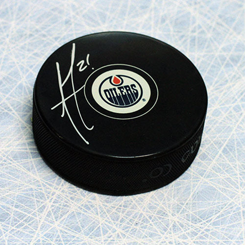  Andrew Ference Edmonton Oilers Autographed Hockey Puck 