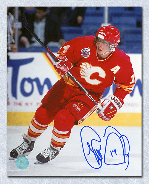 THEO FLEURY In ACTION 1992 NHL ALL STAR GAME 8x10 Photo CALGARY FLAMES  GREAT