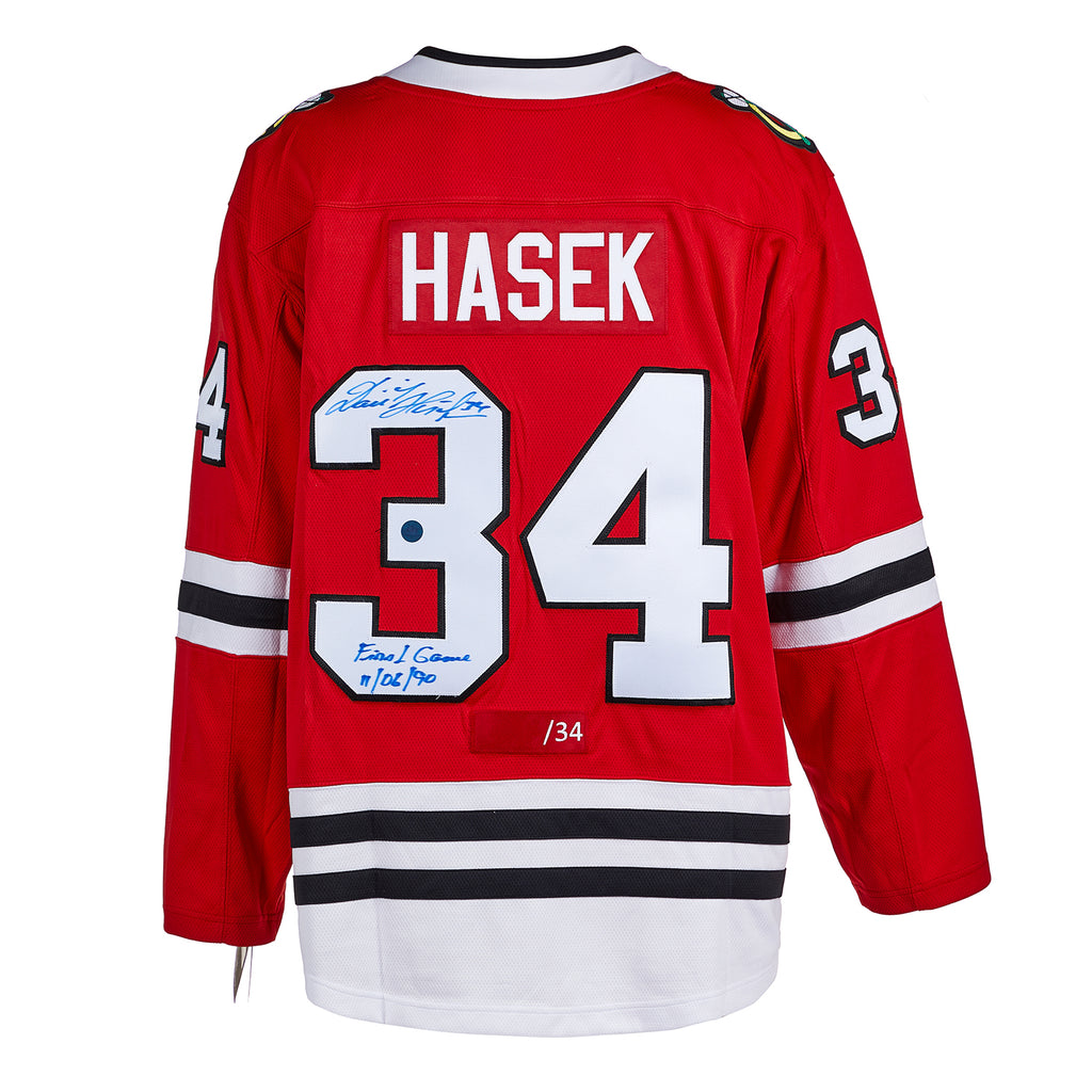 MARIAN HOSSA Signed Chicago Blackhawks Red RBK Premier Jersey - NHL Auctions
