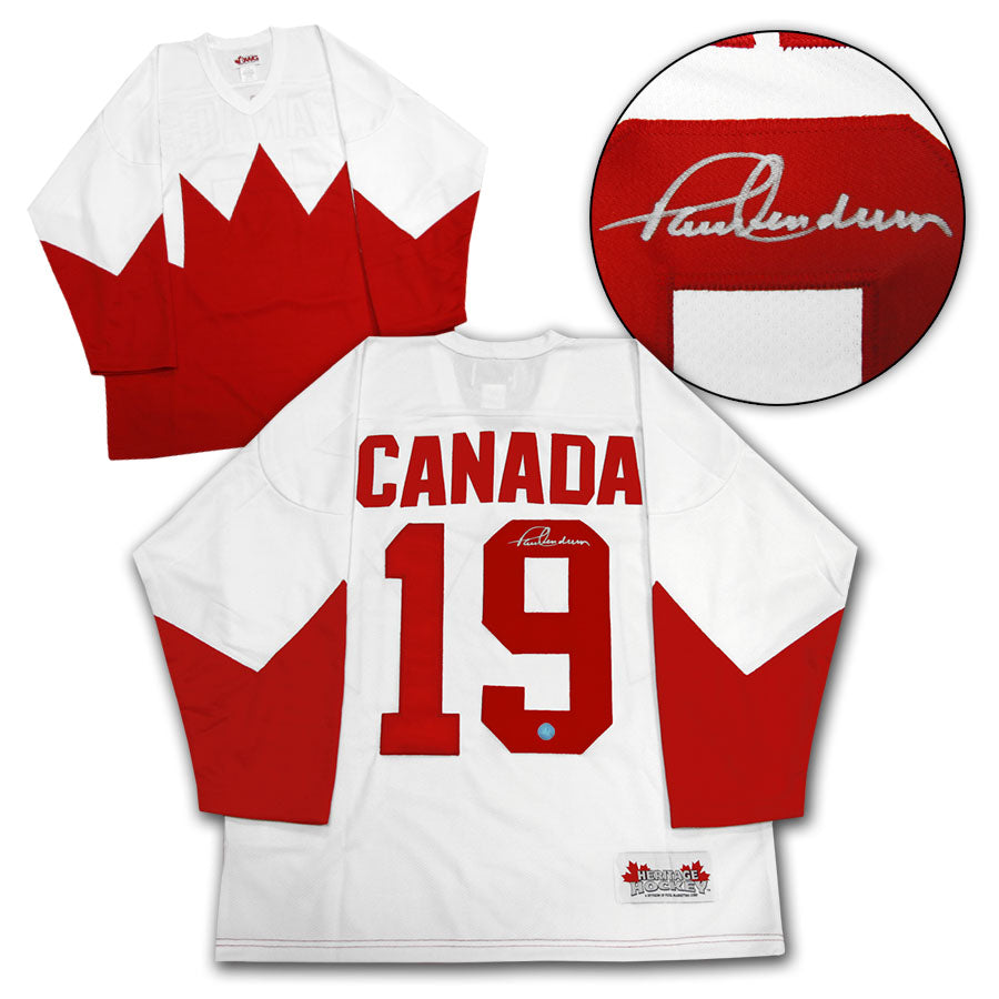  Paul Henderson Team Canada Signed 1972 Summit Series Jersey 