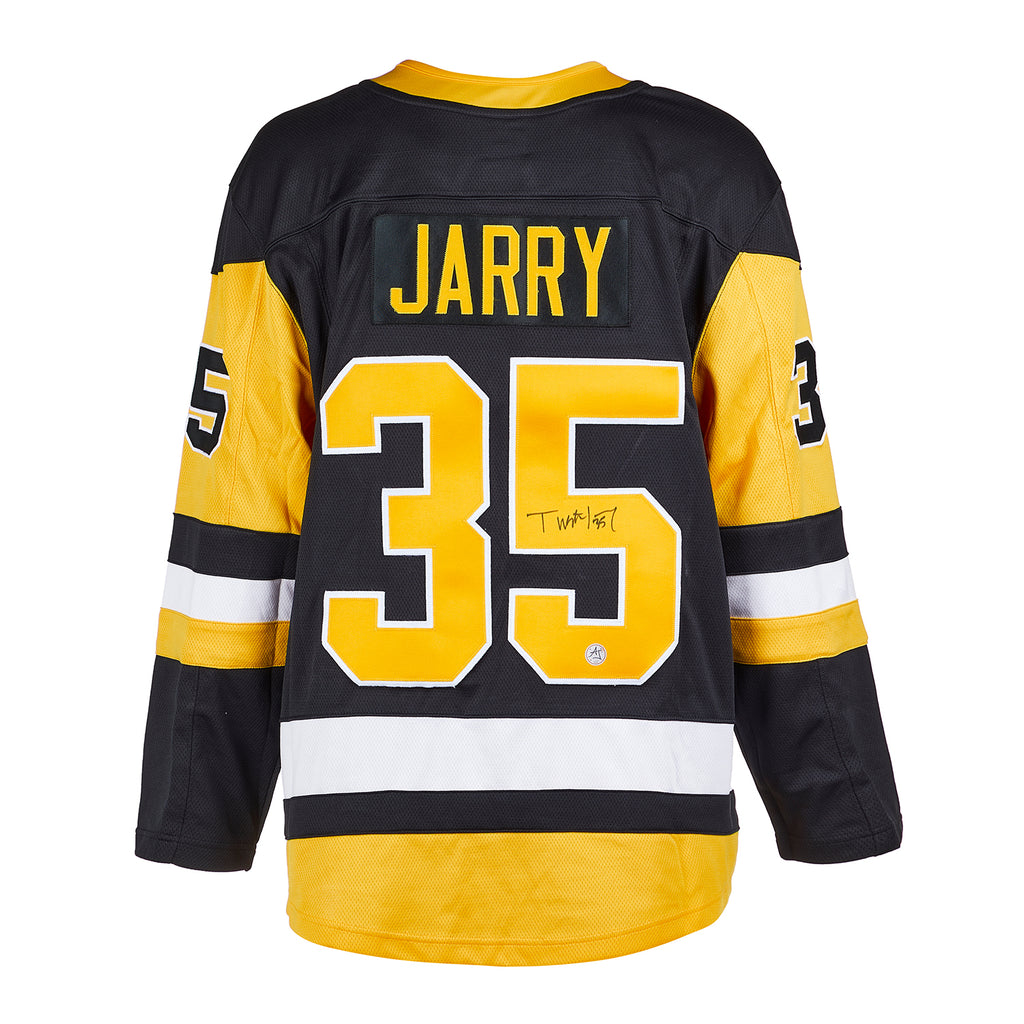 Tristan Jarry Pittsburgh Penguins Autographed Black Adidas Authentic Jersey  - Autographed NHL Jerseys at 's Sports Collectibles Store