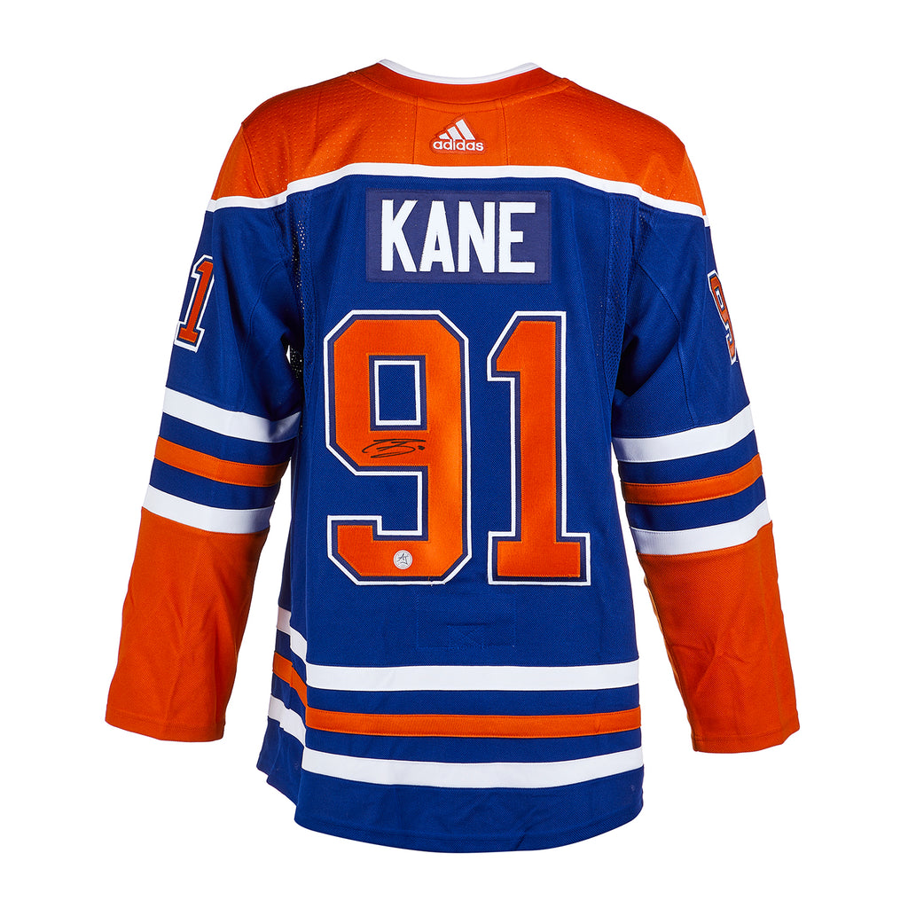 Evander Kane Signed Edmonton Oilers adidas Road White Pro Jersey