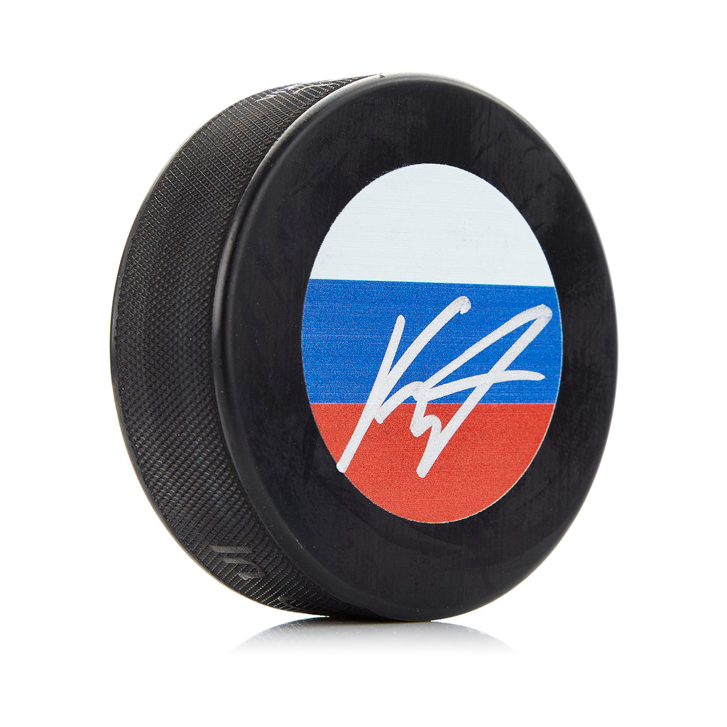 Kirill Kaprizov Signed Minnesota Wild 2021 Reverse Retro Puck