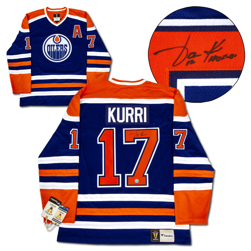 FRAMED Autographed/Signed GRANT FUHR 33x42 Edmonton Orange Hockey Jers –  Super Sports Center