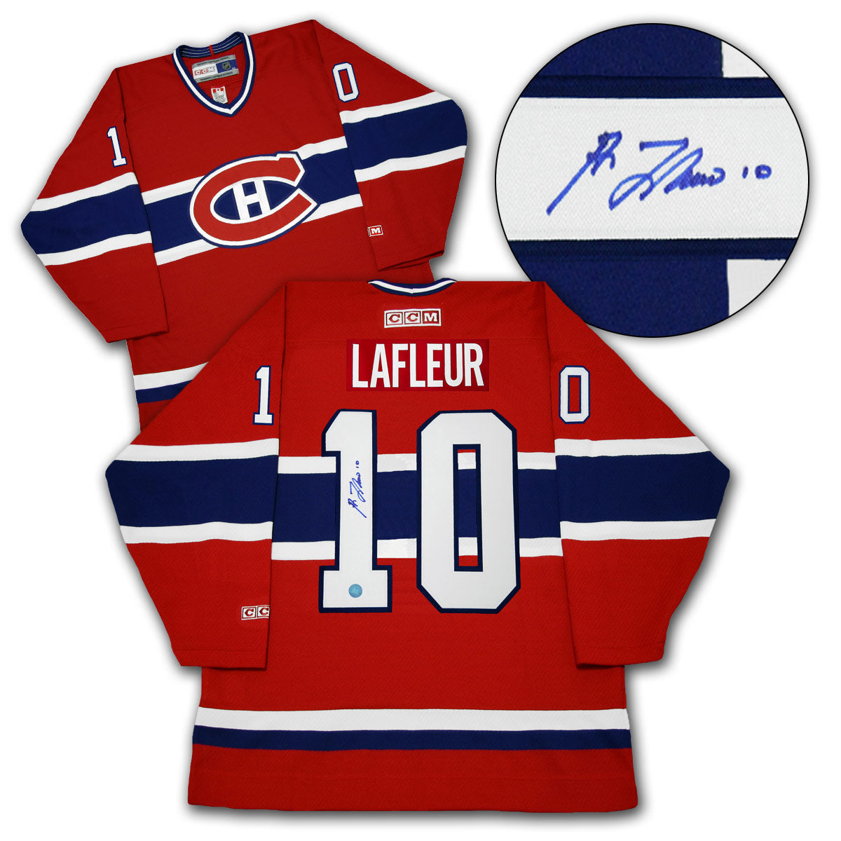 guy lafleur signed jersey authentic