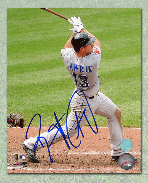 Brett Lawrie Toronto Blue Jays Autographed Signed Walk Off Win 8x10 Photo