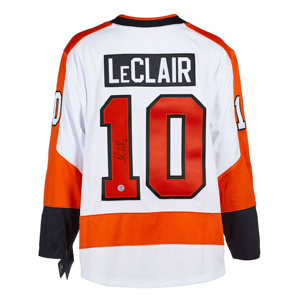 VINTAGE AUTHENTIC JOHN LECLAIR JERSEY XXL CCM FLYERS HOCKEY RARE ALTERNATE