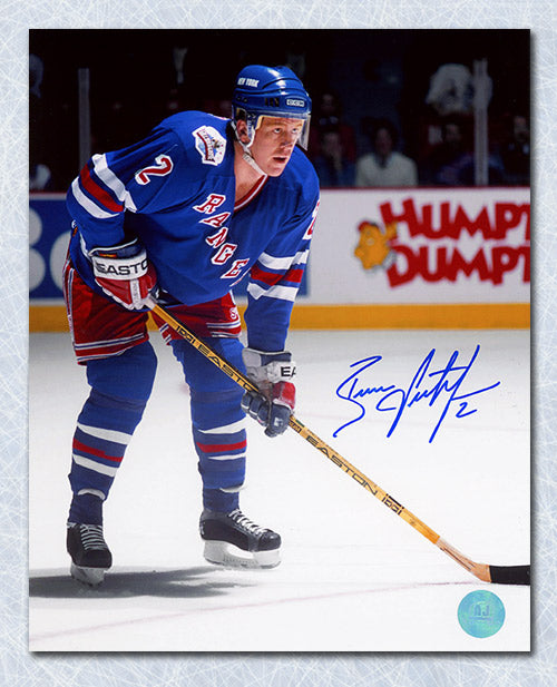 Bill Gadsby New York Rangers Autographed Hockey Puck