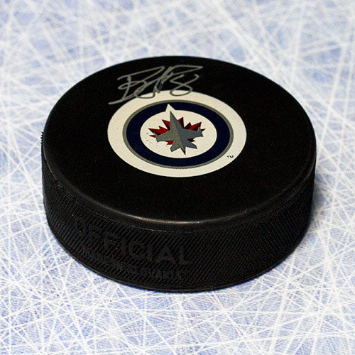  Bryan Little Winnipeg Jets Autographed Hockey Puck 