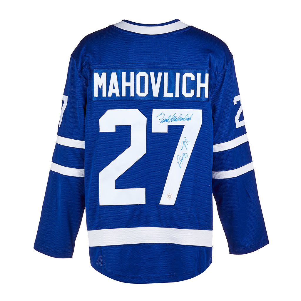 Frank Mahovlich Autographed Toronto Maple Leafs Pro Jersey - NHL Auctions