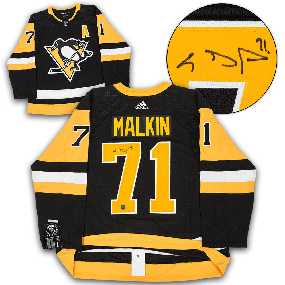 malkin autographed jersey