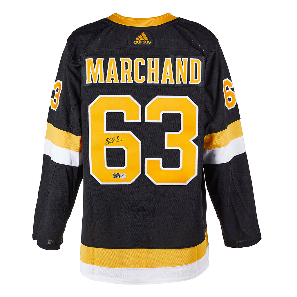 Brad Marchand Boston Bruins Signed Auth 2021 Reverse Retro Jersey