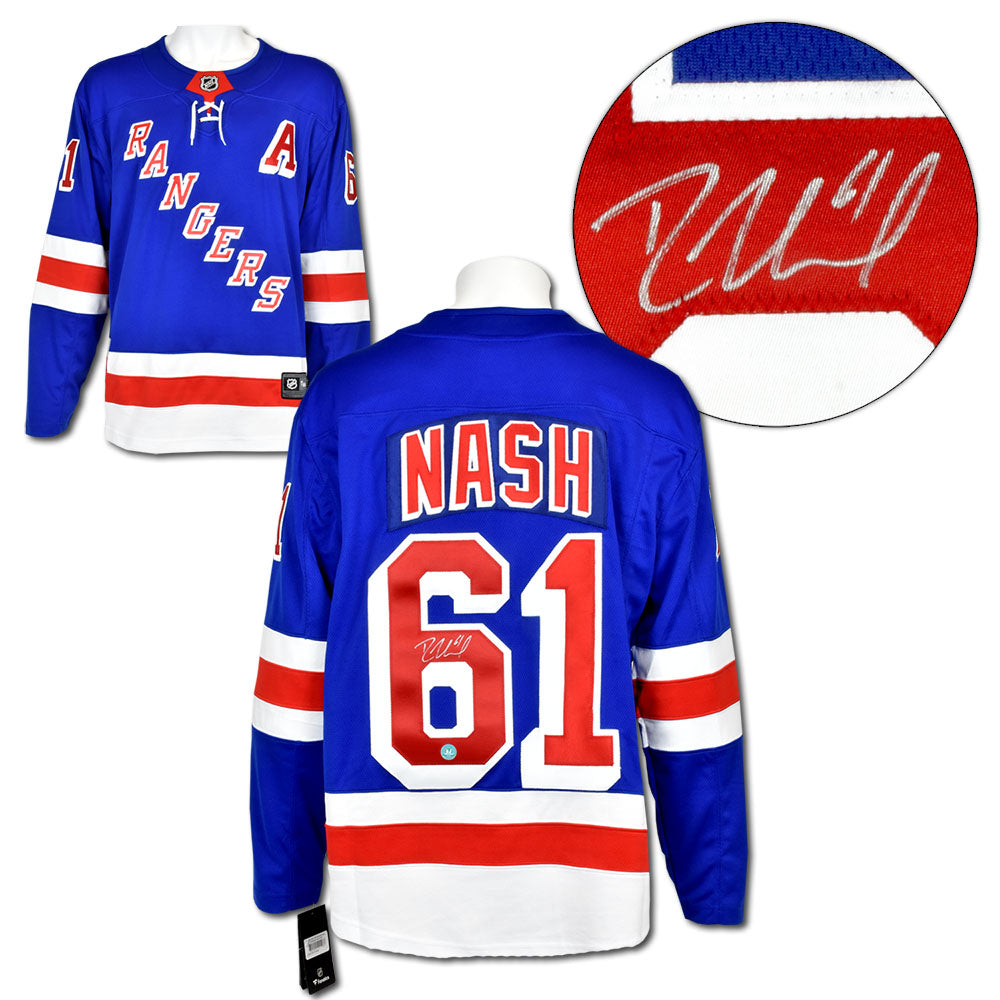 Rick Nash New York Rangers Autographed Navy Blue Alternate Reebok Premier  Jersey - NHL Auctions