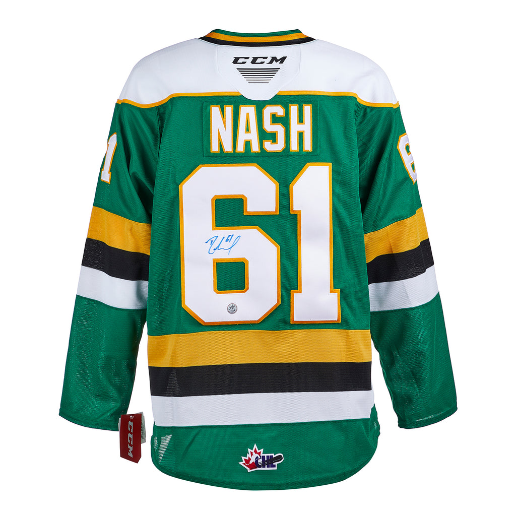 LONDON KNIGHTS AUTHENTIC BLACK / GREEN BNWT CCM JERSEYS – Five For