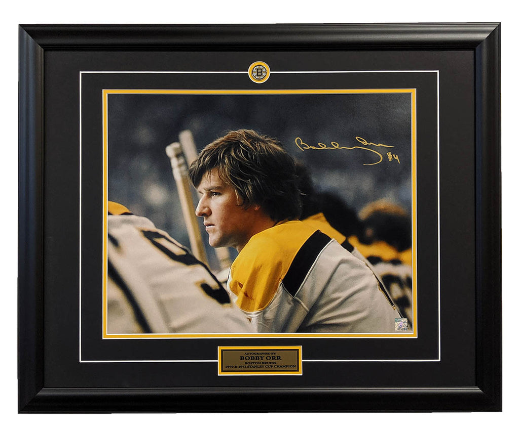 Bobby Orr Signed Bruins Stanley Cup Mini Replica (Great North Road COA)