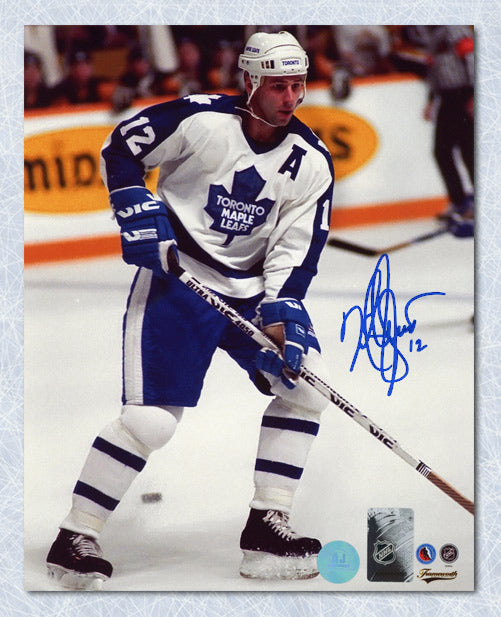  Mark Osborne Toronto Maple Leafs Autographed Action 8x10 Photo 