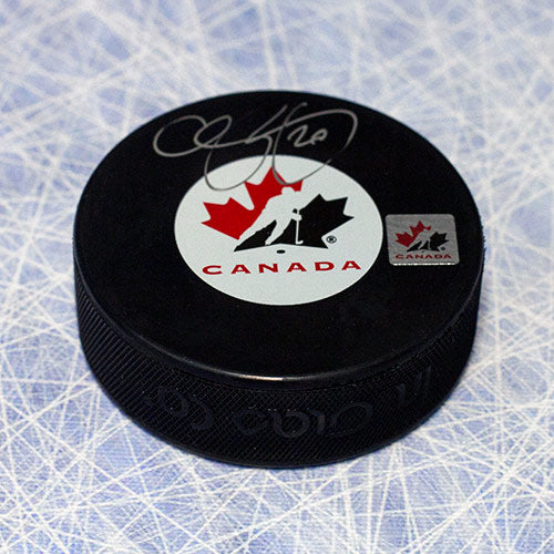  Chris Pronger Team Canada Autographed Olympic Hockey Puck 