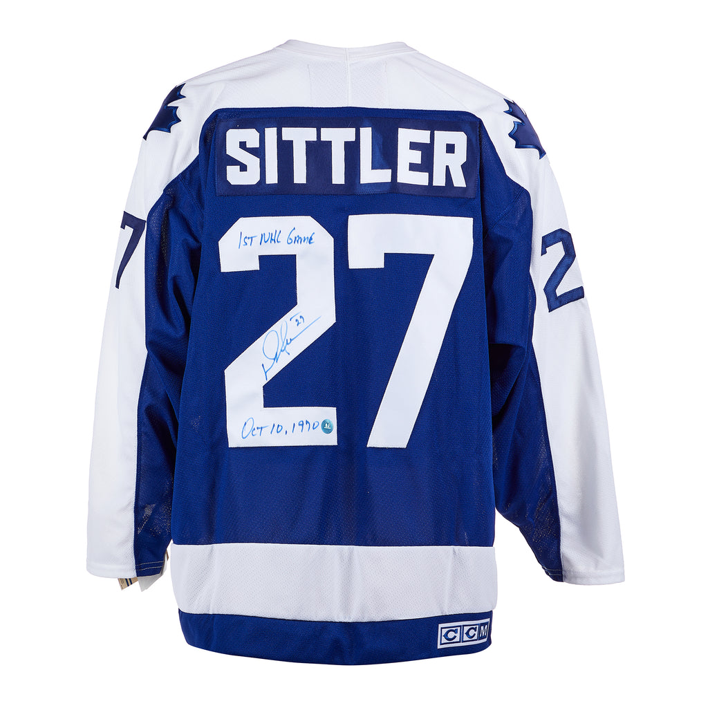 Darryl Sittler Toronto Maple Leafs Game Used Jersey - Game Used Only